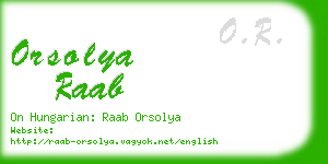 orsolya raab business card